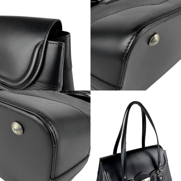 LOUIS VUITTON Black Leather Shoulder Bag - Picture 4 of 5